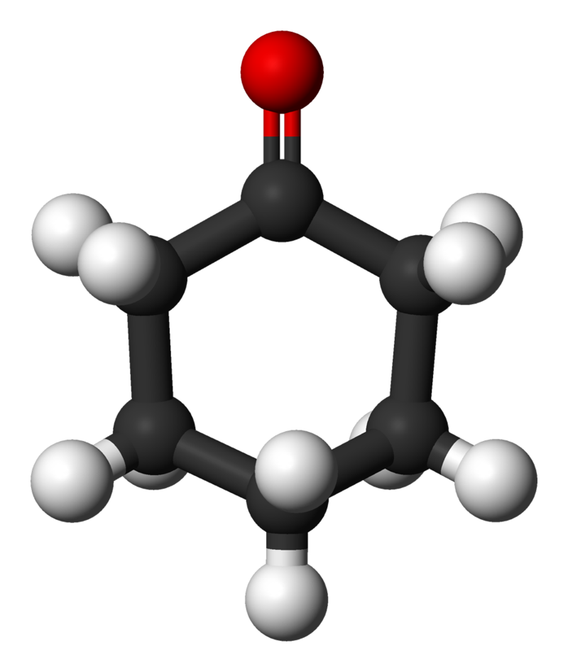 Cấu tạo phân tử Cyclohexanone