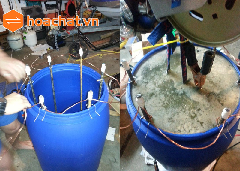 hóa chất tẩy dầu mỡ dạng điện giải