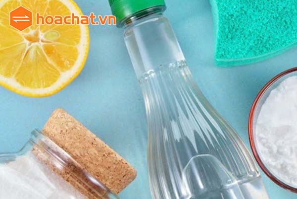 nước rửa chén và chanh