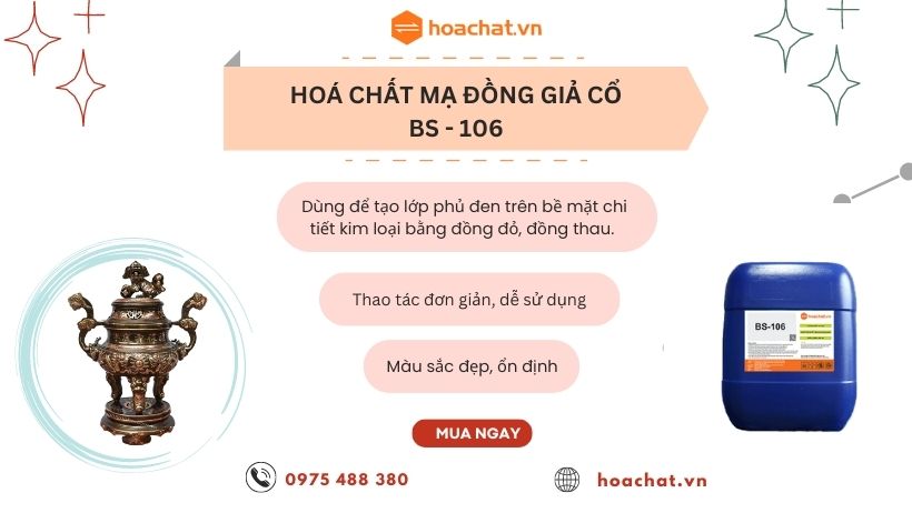 chế phẩm mạ đồng giả cổ bs106
