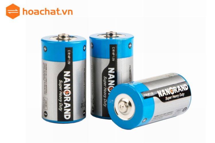 vỏ pin được làm từ kẽm