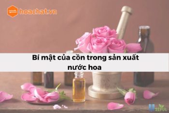 Nước hoa và mùi cồn bí ẩn được sử dụng trong nước hoa