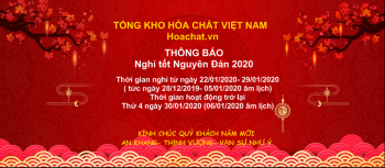 THÔNG BÁO LỊCH NGHỈ TẾT NGUYÊN ĐÁN NĂM 2020