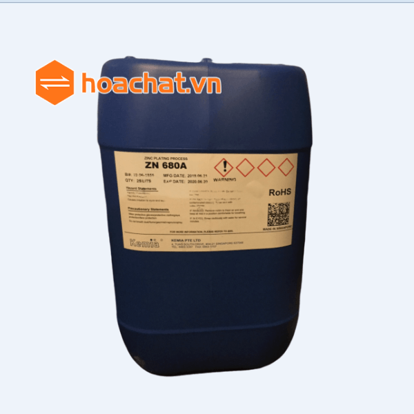Phụ gia mạ kẽm axit- amon ZN-680A (dẻo kẽm)