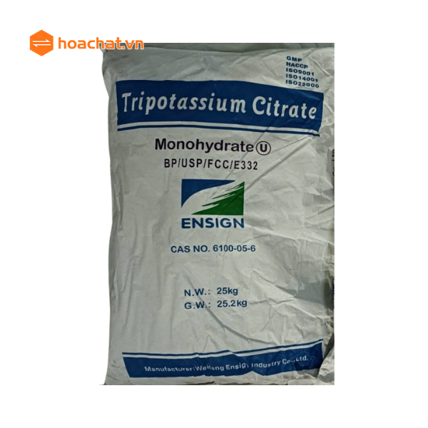 TRIPOTASSIUM CITRATE, K3C6H5O7.H2O